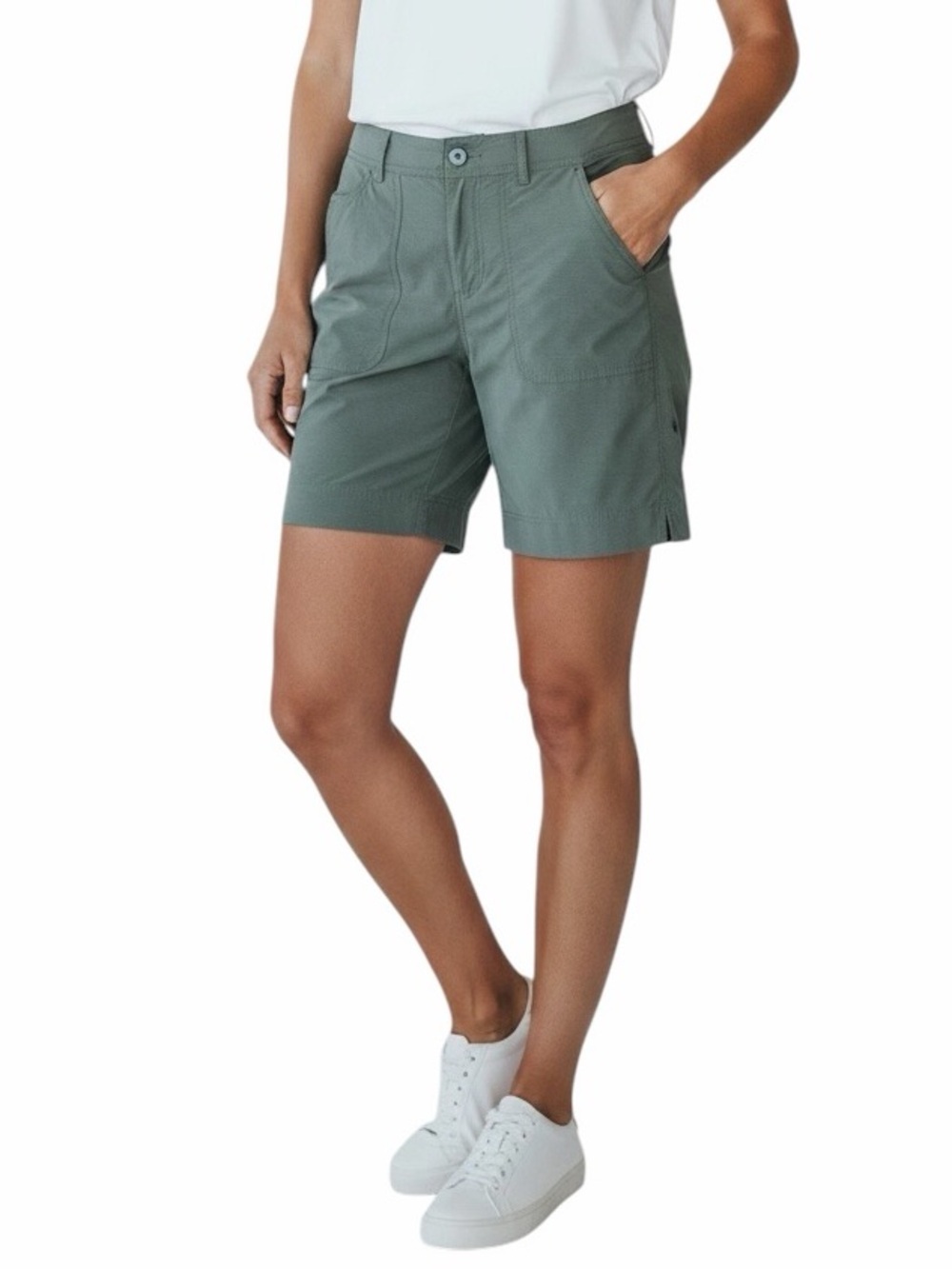 The North Face•Olive Nylon Utility Shorts